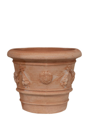 Biscottini Vaso Terracotta Artigianale Toscana Biscottini Fatto a Mano 30x25 Made Italy