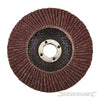 Disco a lamella in ossido di alluminio per l'utilizzo con smerigliatrici angolari portatili silverline Silverline