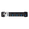 Switch USB 3.2 4K HDMI KVMP a 4 porte con Modalità Mixer Audio, CS1824