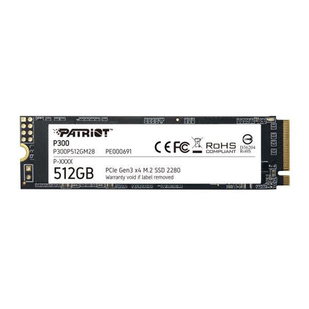 PATRIOT SSD INTERNO P300 512GB M.2 PCIE R/W 1700/1200 GEN 3X4