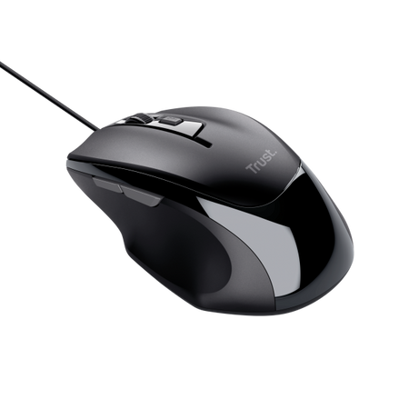 Mouse Gaming Trust Voca - Forma confortevole - Usb - Nero