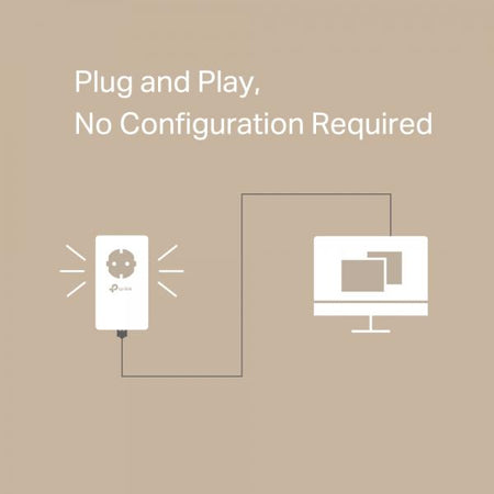 Starter Kit Powerline AV1000 TL-PA7017PKIT - Compatibile con lo standard Homeplug AV, fino a 1000Mbps - Porta Gigabit - con presa elettrica passthrough - Plug and Play