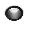 Faretto incasso moderno Gea Led QEBUI GFA960 C 8W LED 3000°K 600LM 38° IP20 spot cartongesso tondo alluminio nero opaco interno