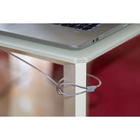 CAVO LUCCHETTO SICUREZZA NOTEBOOK 1,5MT CHIUSURA CON CHIAVE