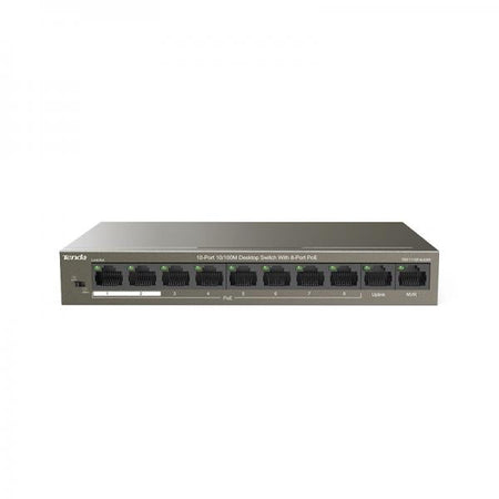 Switch Desktop 8 porte 10/100M PoE 63W, TEF1110P-8-63W