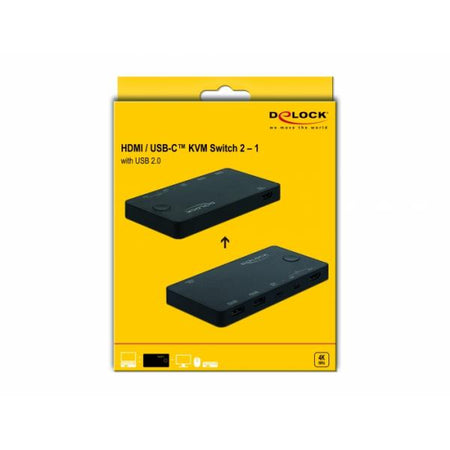 Switch KVM HDMI/USB-C 4K 60Hz con USB