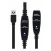 Deltaco USB3-1006 cavo USB USB 3.2 Gen 1 [3.1 Gen 1] 10 m Mini-USB B USB A Nero (DELTACO USB3-1006 - USB forl?ngerkabel)