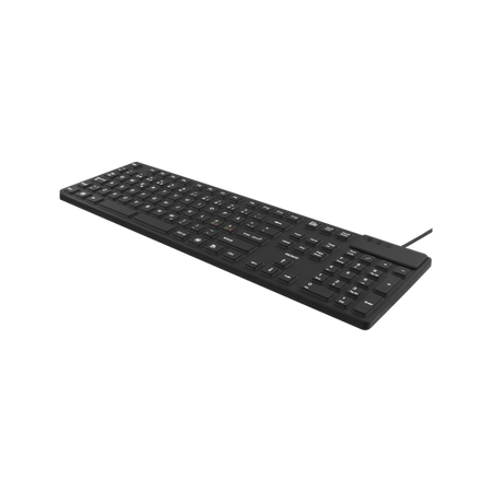 Deltaco TB-501 tastiera Universale USB + PS/2 Nero (DELTACO tb-501 - tastatur - Pan nord)