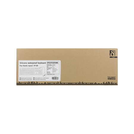 Deltaco TB-501 tastiera Universale USB + PS/2 Nero (DELTACO tb-501 - tastatur - Pan nord)