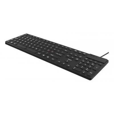 Deltaco TB-501 tastiera Universale USB + PS/2 Nero (DELTACO tb-501 - tastatur - Pan nord)
