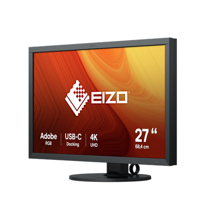 EIZO MONITOR 27 LED IPS 16:9 4K UHD 10MS 350 CDM, DP/HDMI, CALIB HW, PIVOT, USB-C LAN, COLOREDGE CS2740