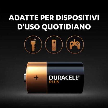 Batteria alcaline Duracell LR14/MN1400 - 1.5V - 2 Pezzi