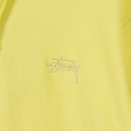 STUSSY Felpa Cappuccio Uomo Stock Terry Hoodie Lemon da uomo