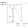 Capture CA-LB3049 etichetta per stampante Bianco (Label 106x251, Core Fanfold. - Thermal print. Uncoated. - Permanent.)