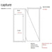 Capture CA-LB3049 etichetta per stampante Bianco (Label 106x251, Core Fanfold. - Thermal print. Uncoated. - Permanent.)
