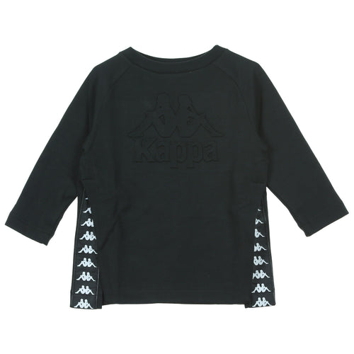 KAPPA Felpa Girocollo Donna Authentic Allap Black/white da donna