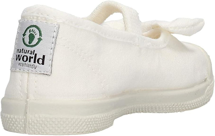 Scarpe tela con fiocco Natural world
