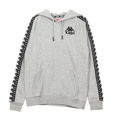 KAPPA Felpa Cappuccio Uomo Authentic Porta Grey Md Melange/black da uomo