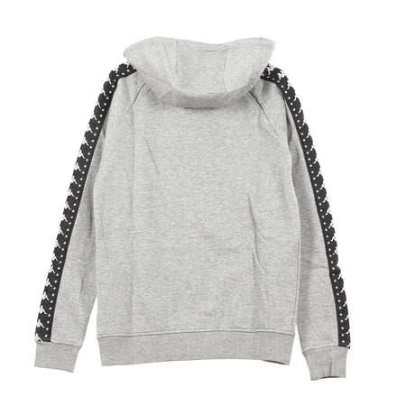 KAPPA Felpa Cappuccio Uomo Authentic Porta Grey Md Melange/black da uomo