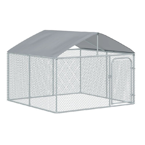 Recinto per Cani e Animali Domestici Esterno Copertura Impermeabile 230x230 H175cm