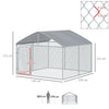 Recinto per Cani e Animali Domestici Esterno Copertura Impermeabile 230x230 H175cm