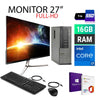 COMPUTER COMPLETO CORE I7 DELL 7010 16GB SSD 960GB MONITOR 27 WIN 11 + OFFICE