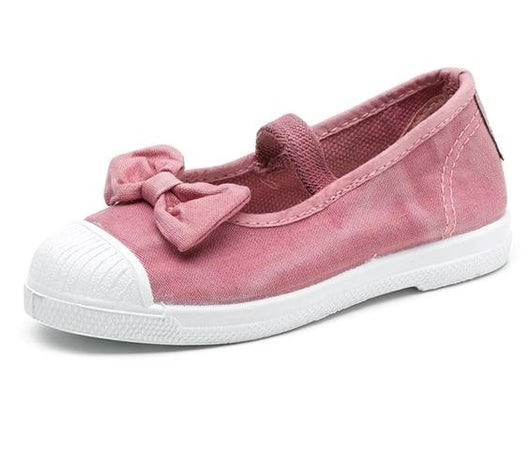 Scarpe tela con fiocco Natural world
