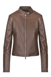 3JOLIE 3jolie - Giubbotto di pelle - 451451 - Moro da donna