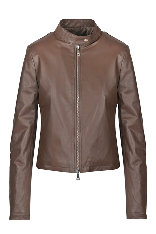 3JOLIE 3jolie - Giubbotto di pelle - 451451 - Moro da donna