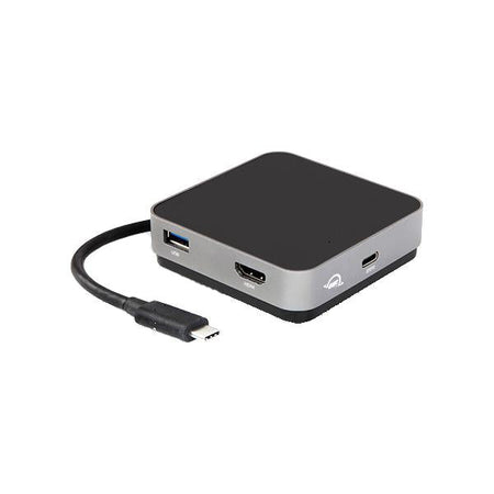 OWC USB-C Travel Dock Cablato USB 3.2 Gen 1 [3.1 Gen 1] Type-C Grigio (USB-C Travel Dock - 5 ports - [USB-C, USB-C 100W, USB 3.1, - HDMI, SD reader] - Space Gray - Warranty: 12M)