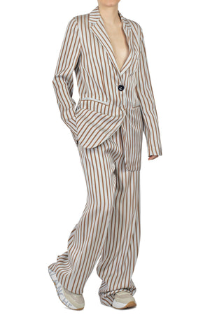 MALIPARMI Maliparmi - Giacca - 450743 - Azzurro/Marrone da donna