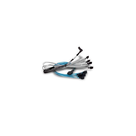 Broadcom 05-60003-00 cavo Serial Attached SCSI [SAS] 1 m (Broadcom - SAS internal cable - Slim SAS [SFF-8654] [M] to Mini SAS HD [SFF-8643] - 1 m)