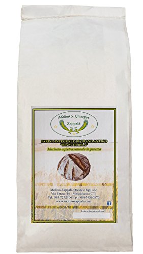 25 kg Farinabiancolilla Integrale Grano Antico Siciliano Varietà -molino Zappalà