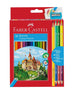 Colori a matita Faber-Castel 36 colori con temperino e matite bicolore