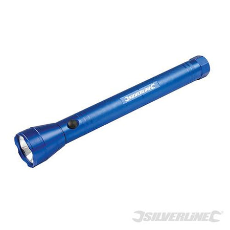 Torcia per vigilanti sorveglianza in alluminio Originale Silverline 175mm Silverline