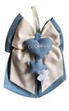 Fiocco nascita in cotone personalizzabile fatto a mano 35 x h 40 cm Made in Italy