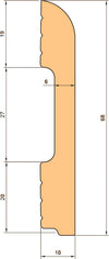 78ml-Bancale-di-Battiscopa-BC-Spazzolato-in-POLIMERI-EqualWood-HI-TEC-68x10mm-Bianco,-Alluminio-ecc.