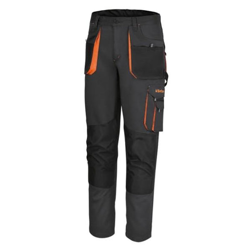 Pantalone da lavoro 7900E in Canvas grigio scuro con tasche laterali