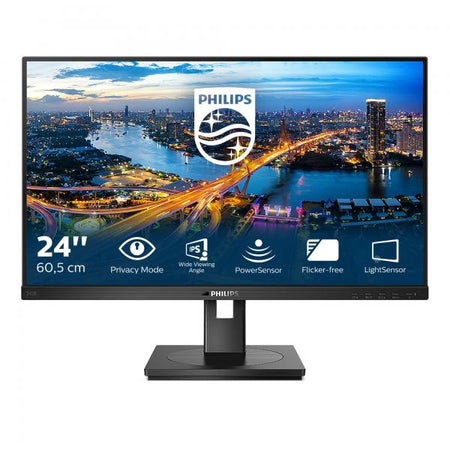 PHILIPS MONITOR 23,8 LED IPS 16:9 FHD 4MS 350 CDM VGA/DVI/DP/HDMI PRIVACY MODE PIVOT MULTIMEDIALE