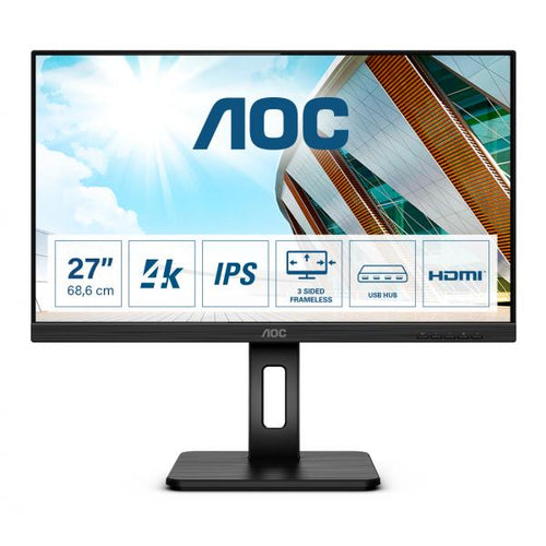 MON. 27 AOC IPS 4K PIVOT HDMI/DP MULT.