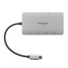 Targus DOCK419 Cablato USB 3.2 Gen 1 [3.1 Gen 1] Type-C Grigio (USB-C SINGLE VIDEO 4K HDMI/VGA - DOCK 100W POWER PASS THROUGH)