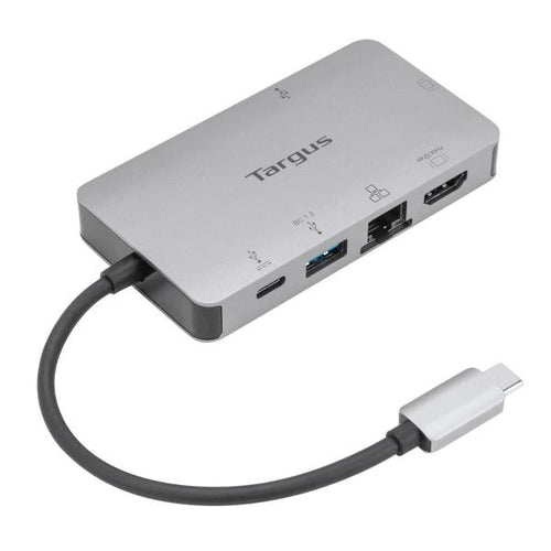 Targus DOCK419 Cablato USB 3.2 Gen 1 [3.1 Gen 1] Type-C Grigio (USB-C SINGLE VIDEO 4K HDMI/VGA - DOCK 100W POWER PASS THROUGH)
