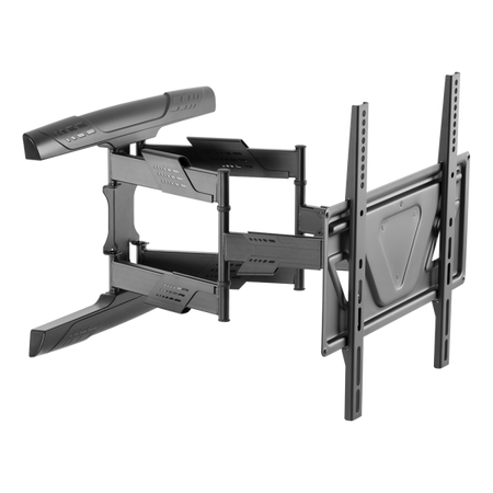 Deltaco ARM-0258 Supporto TV a parete 177,8 cm [70] Nero (DELTACO Office ARM-0258 - Ultra-Slim -)