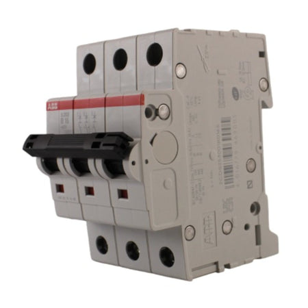 Interruttore magnetotermico 3 poli 3 moduli 16A curva B 6kA ABB