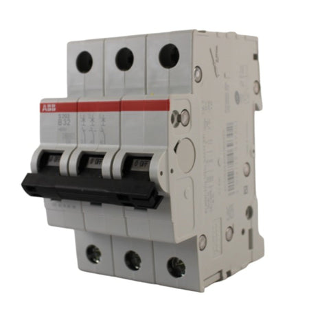 Interruttore magnetotermico 3 poli 3 moduli 32A curva B 6kA ABB