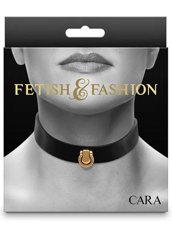 Collare D-Ring Cara Nero
