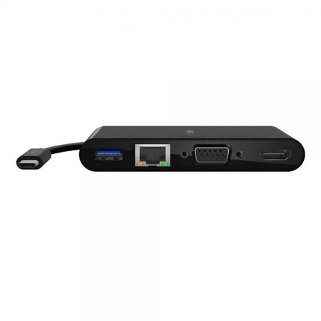 Belkin AVC004BTBK replicatore di porte e docking station per laptop USB 3.2 Gen 1 [3.1 Gen 1] Type-C Nero (USBC/GIG/HDMI/VGA/USB-A BLK)