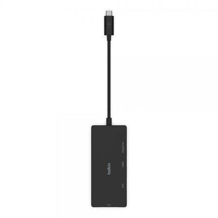 Belkin AVC003BTBK replicatore di porte e docking station per laptop Cablato USB 3.2 Gen 1 [3.1 Gen 1] Type-C Nero (USB-C TO HDMI/VGA/DP - ADAPTER BLACK)