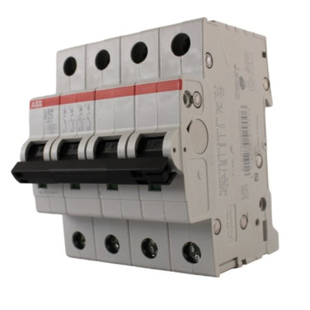 Interruttore magnetotermico 4 poli 4 moduli 25A curva B 6kA ABB