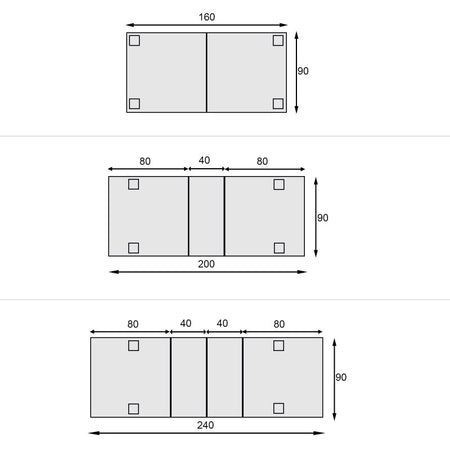 MOBILI 2G - Tavolo rettangolare allungabile legno intarsiato bassano 160X90x77